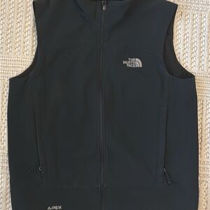 The North Face Black Softshell Apex Vest